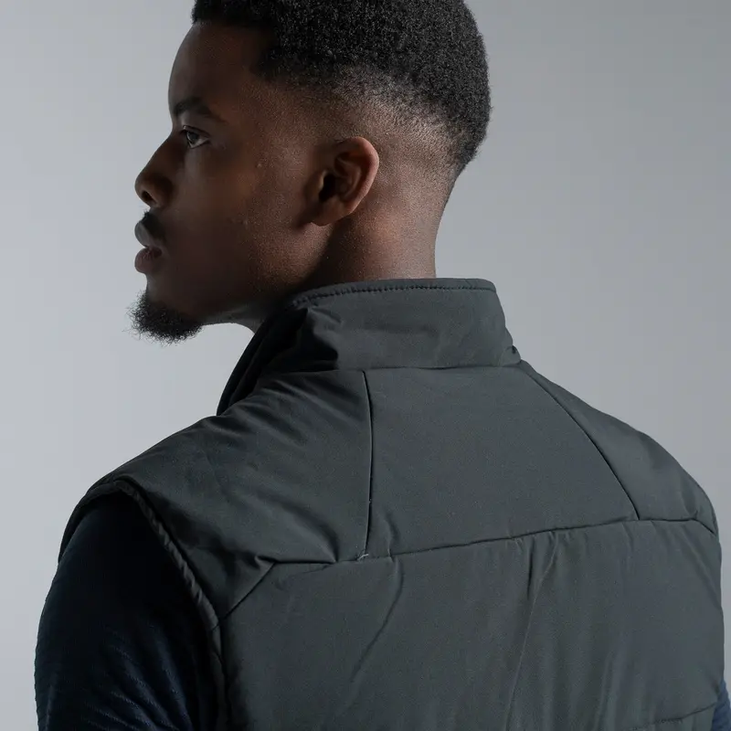 Valour Active Men's Summit Puffer Vest - Black 6