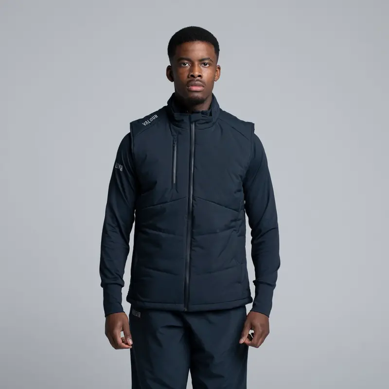 Valour Active Men's Summit Puffer Vest - Ink 1