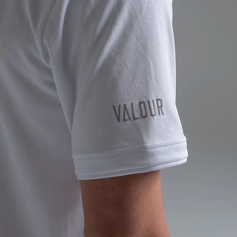 Valour Active Men's White Polo 4