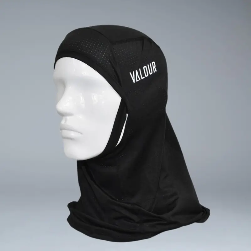 Valour Active Performance Hijab - Black 1