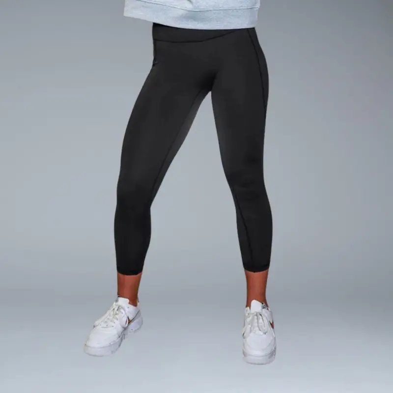 Valour Active Ultimate Brushed Lycra 7/8 Tight - Black 1