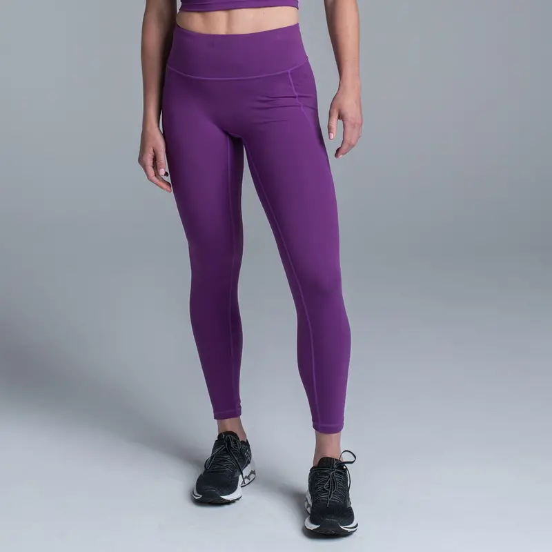 Valour Active Ultimate Brushed Lycra 7/8 Tight - Grape 1