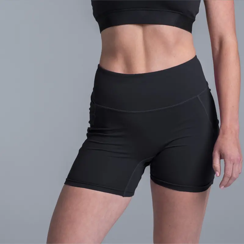 Valour Active Ultimate Brushed Lycra Training Short 5" - Black 1
