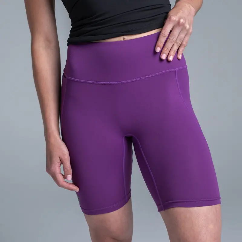 Valour Active Ultimate Brushed Lycra Training Short 9" - Grape 1