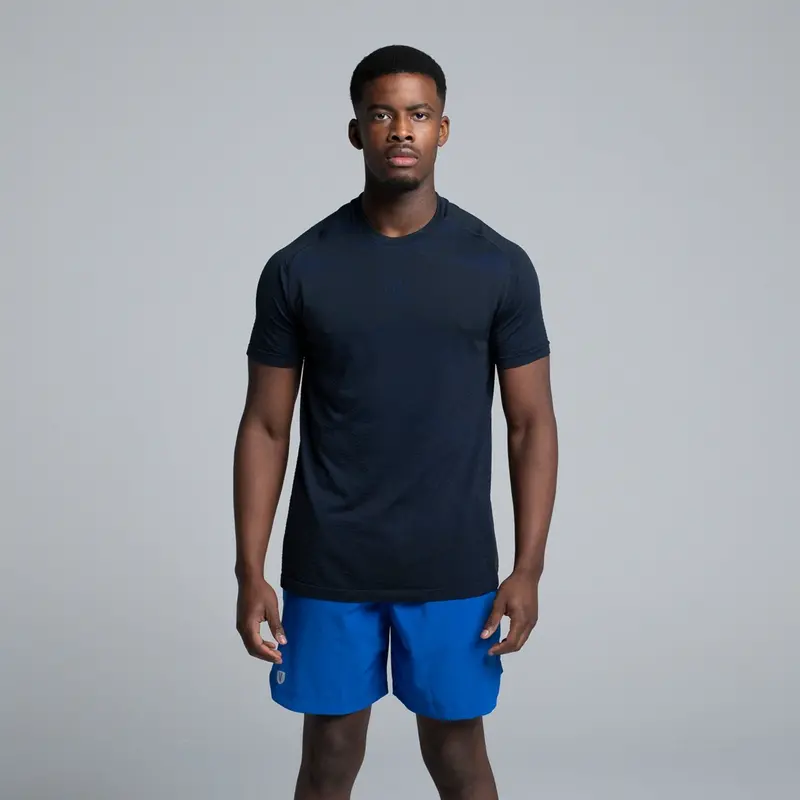 Valour Active Unisex V-Knit Tee - Ink 1