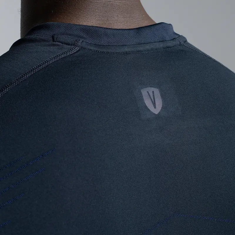 Valour Active Unisex V-Knit Tee - Ink 3