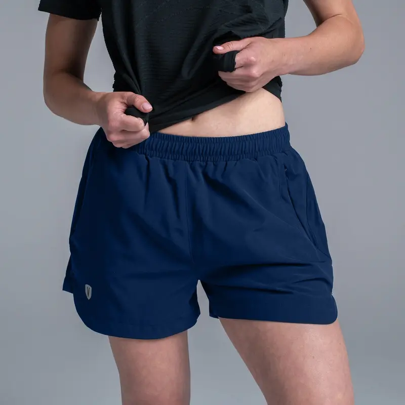 Valour Active Women's Flex Shorts Navy - No Brief 1