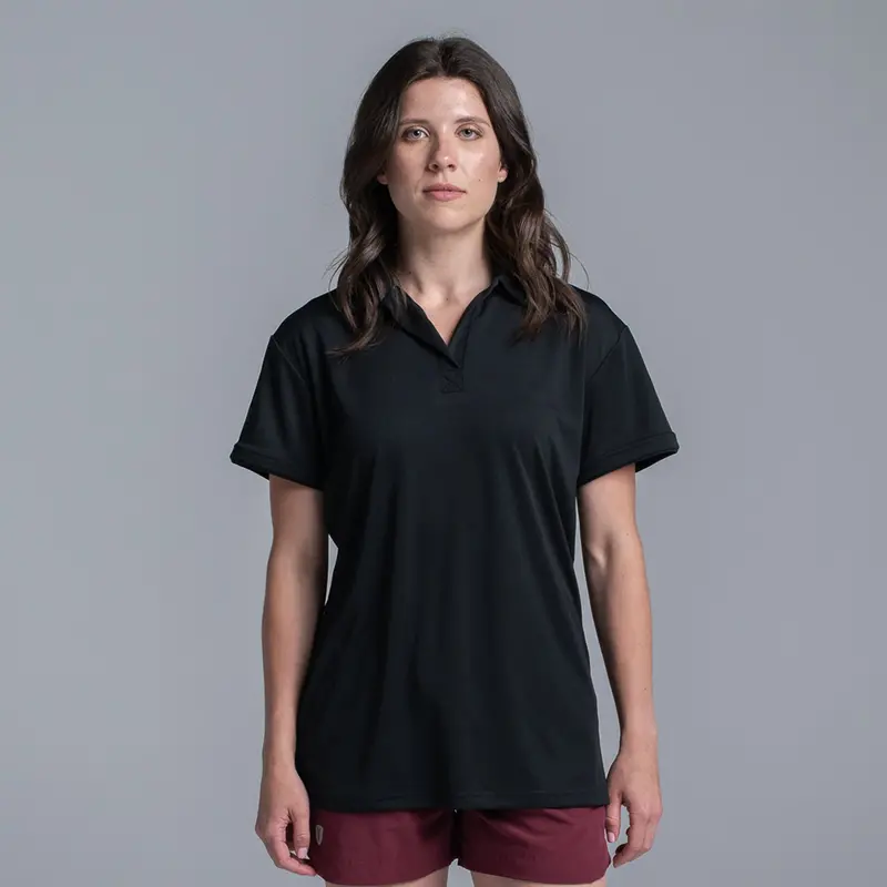 Valour Active Women's Polo - Black 1