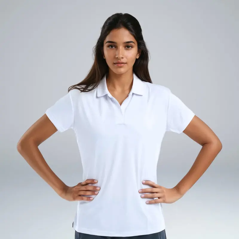 Valour Active Women's Polo - White 1