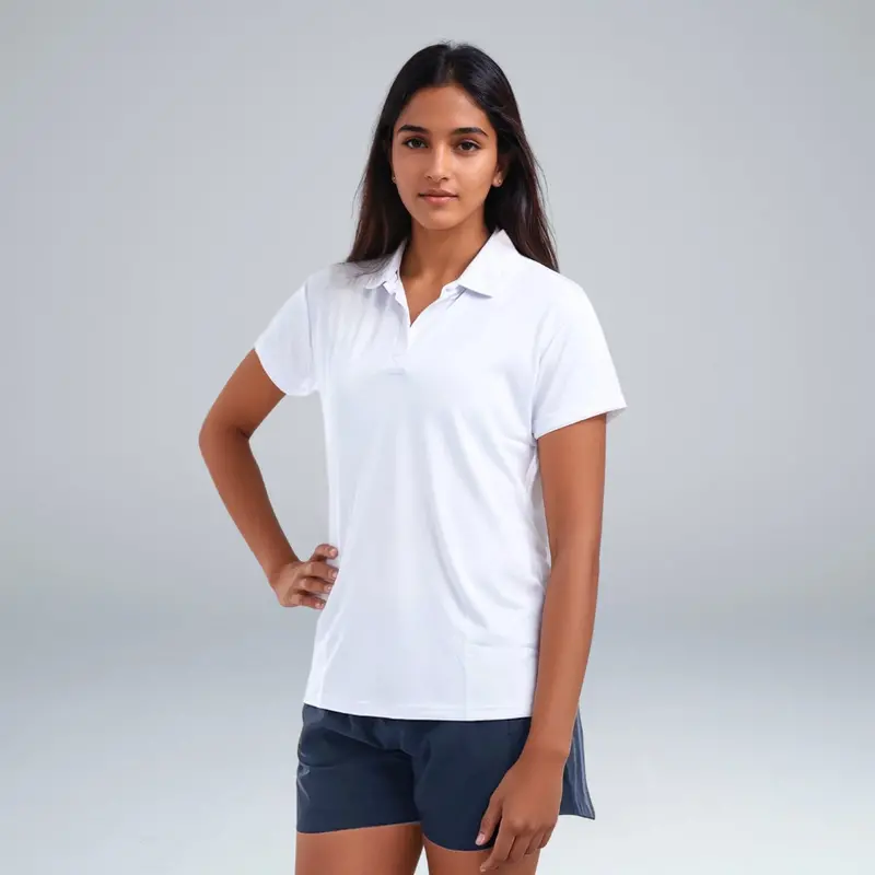 Valour Active Women's Polo - White 2