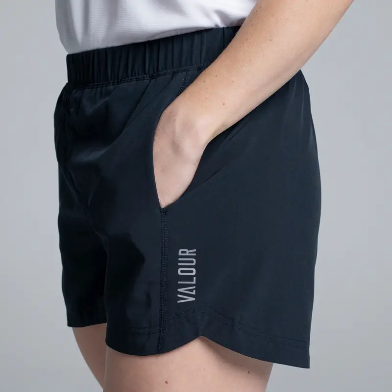 Valour Active Women's Shorts - Ink With Cotton Brief 1