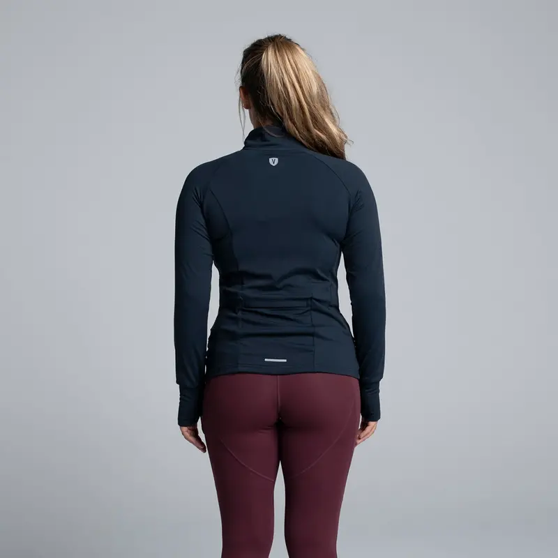 Valour Active Women's Sprint Half Zip Top - Ink 5