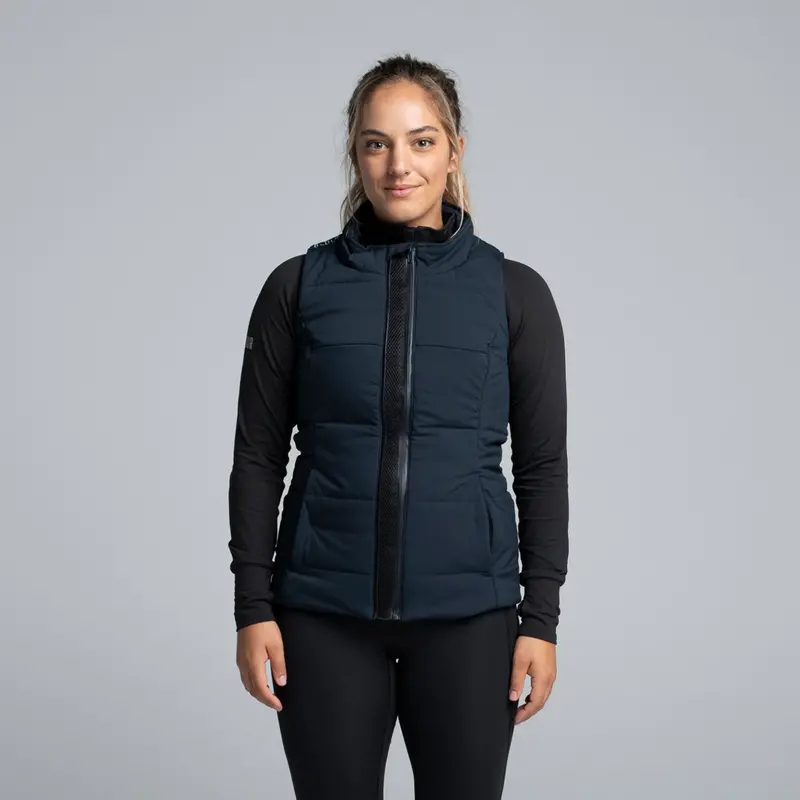Valour Active Women's Summit Puffer Vest - Ink 1