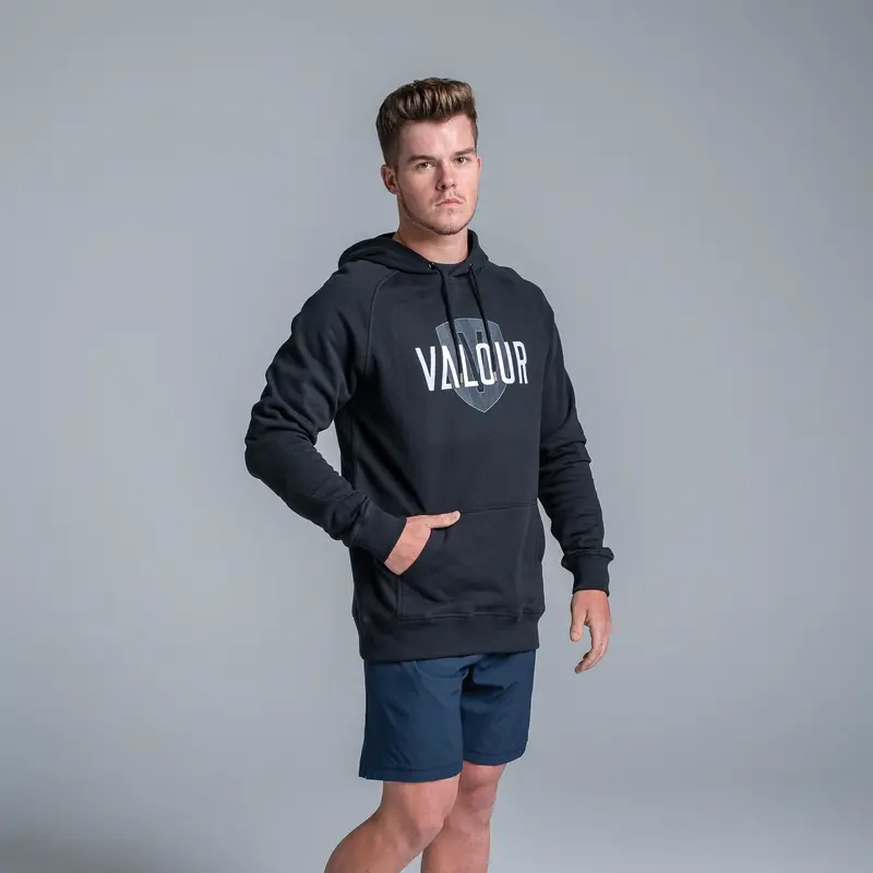 Valour Black Shield Hoodie 4