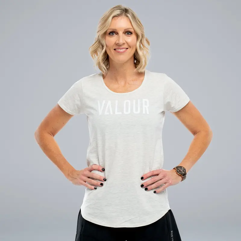 Valour Brand Tee-Oatmeal 1
