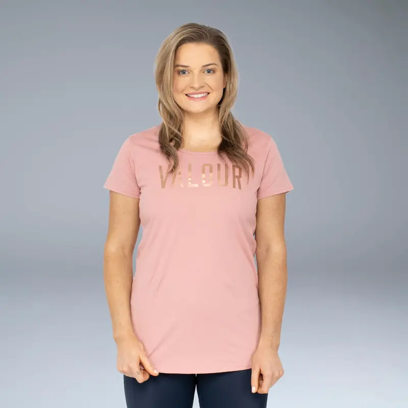 Valour Brand Tee-Rose 1