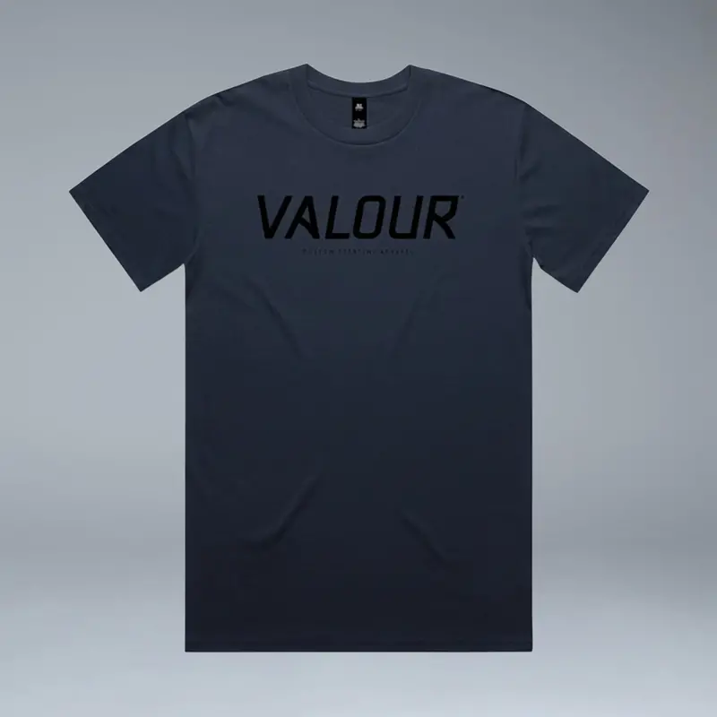 Valour Classic Cotton Tee - Midnight 1