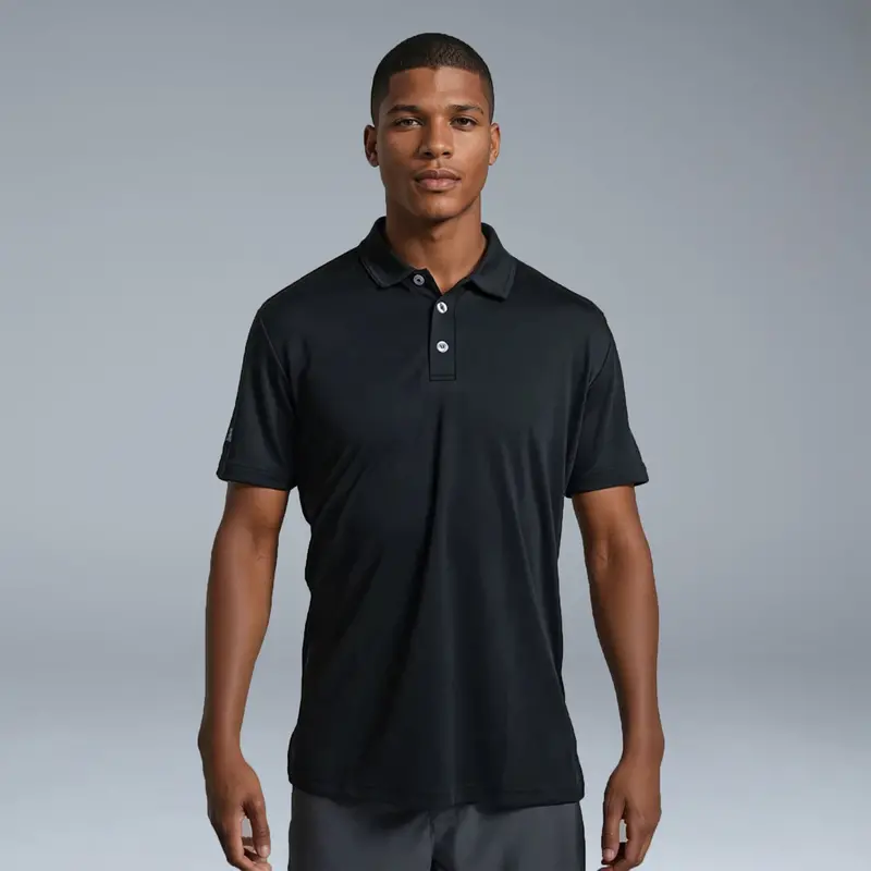 Valour Coast Polo - Black 1