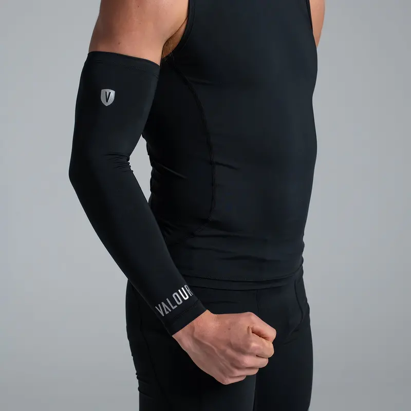 Valour Compression - Black Arm Guards 1