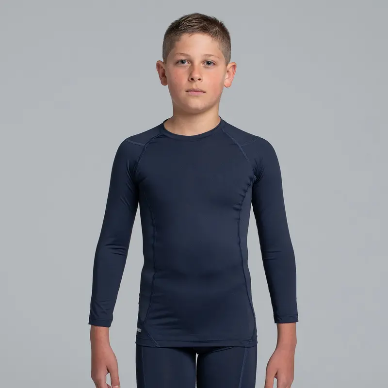 Valour Compression - Boy's Ink Long Sleeve Top 1