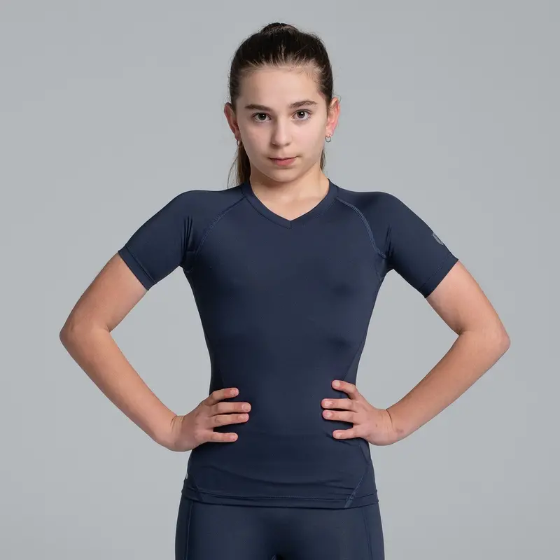 Valour Compression - Girls Ink Short Sleeve Top 1