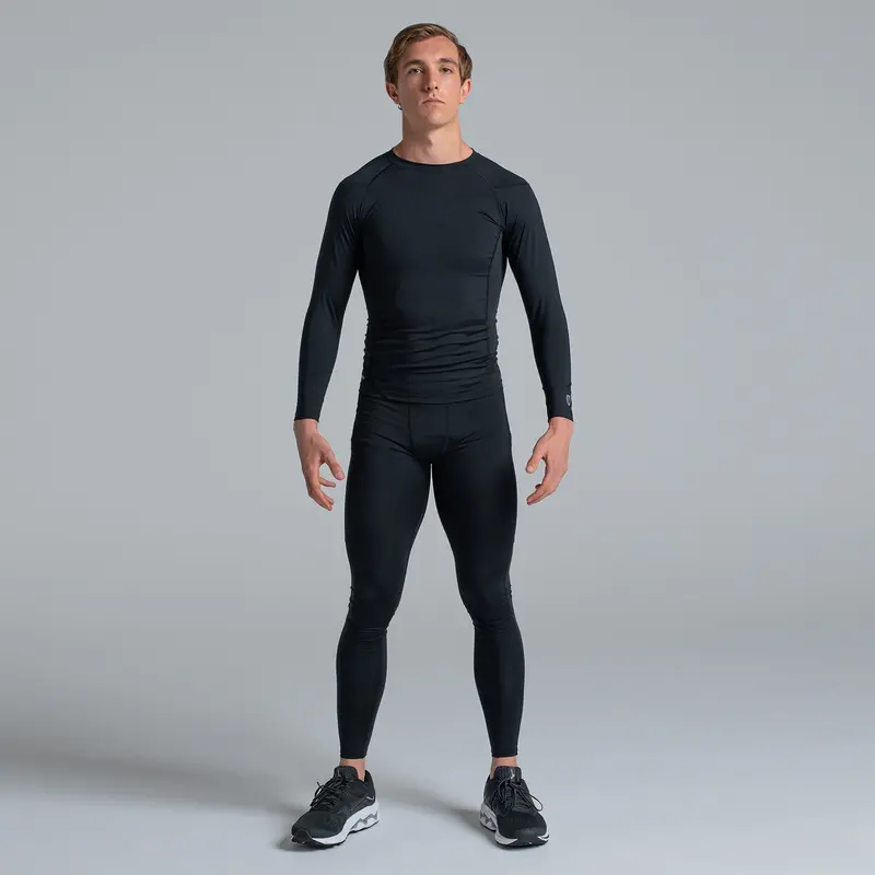 Valour Compression - Men's Black Long Sleeve Top 3