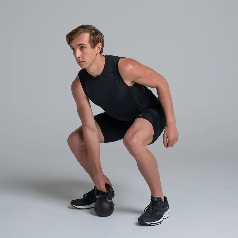 Valour Compression - Men's Black Tank Top 3