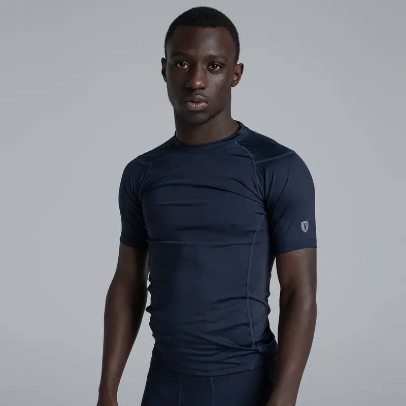 Valour Compression - Men's Ink Short Sleeve Top 1