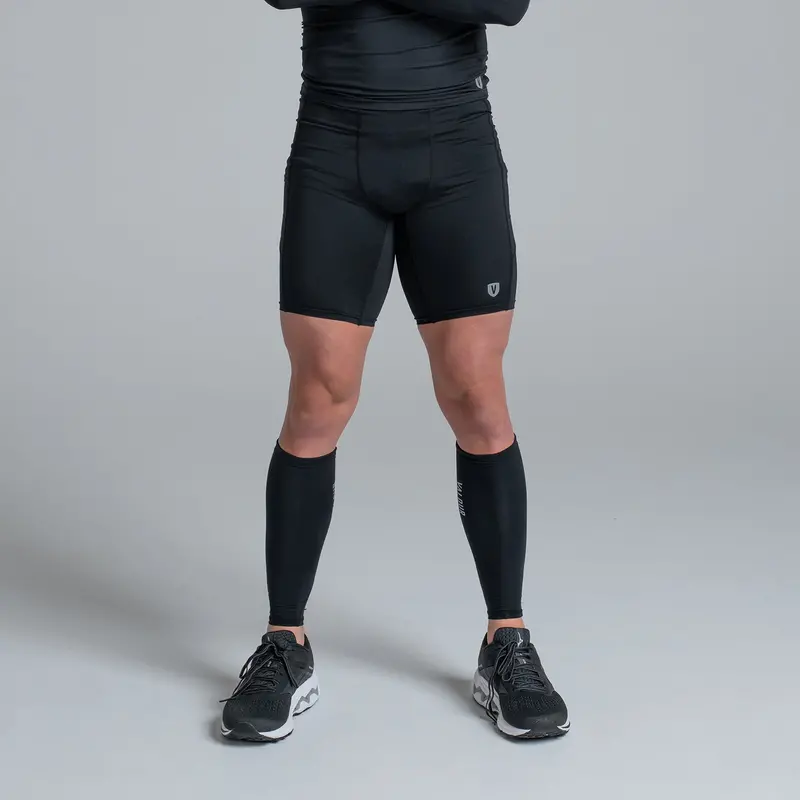 Valour Compression - Unisex Black Calf Guard 3