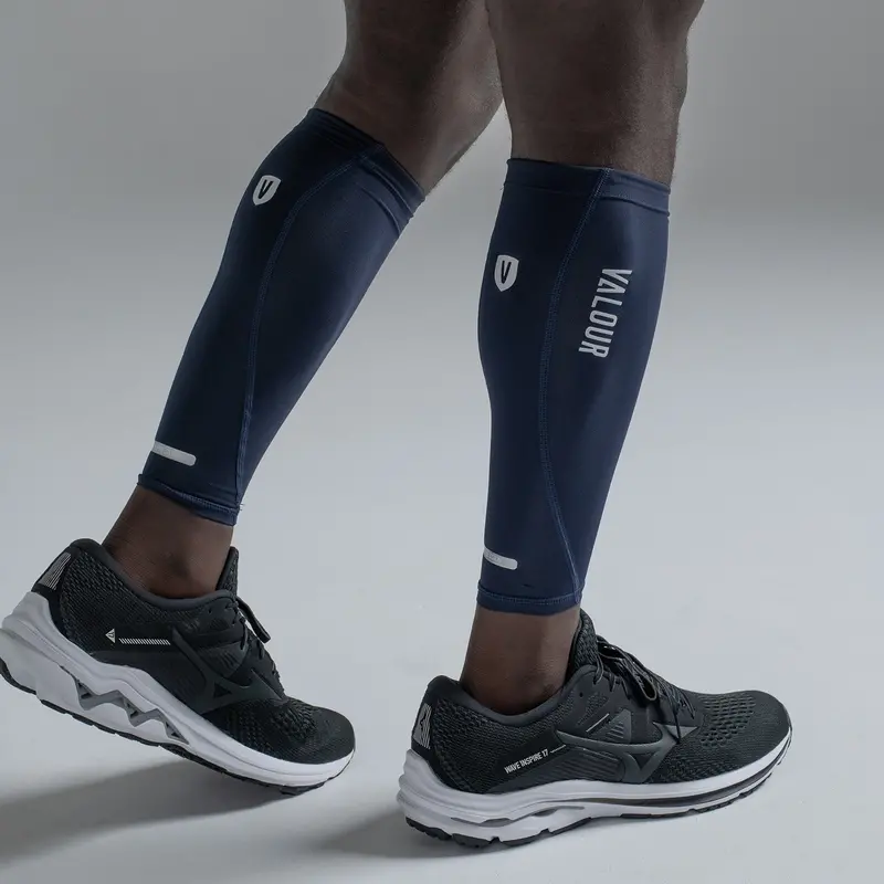 Valour Compression - Unisex Ink Calf Guard 2