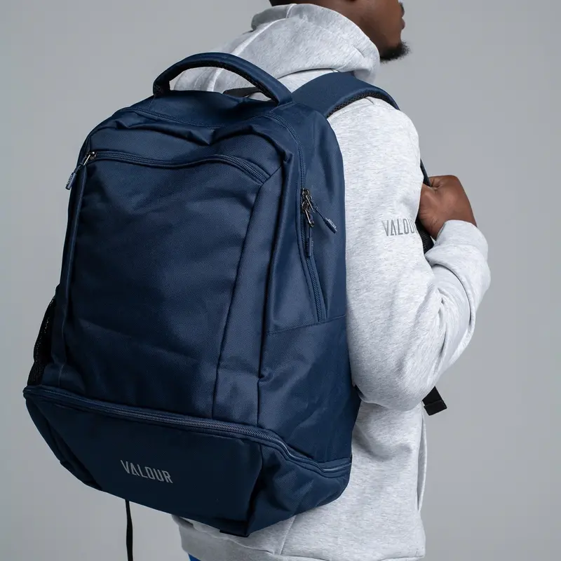 Valour Medium Navy Backpack 1