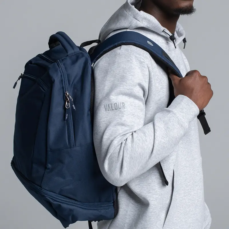 Valour Medium Navy Backpack 2