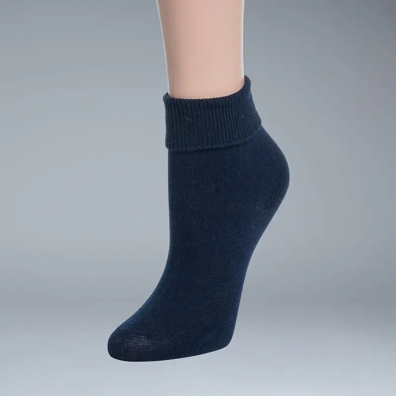 Valour Navy Cotton Sock - 3 Pack 1