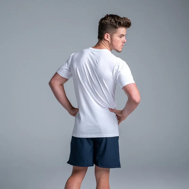 Valour Unisex White Shield Tee 3