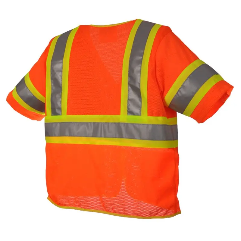 Viking Hi-Vis Sleeved Zipper Class 3 Safety Vest 2