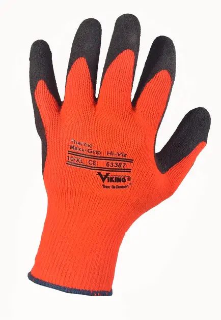Viking® Hi-Vis Thermo Maxxgrip® Glove_Hi-Vis Orange 1