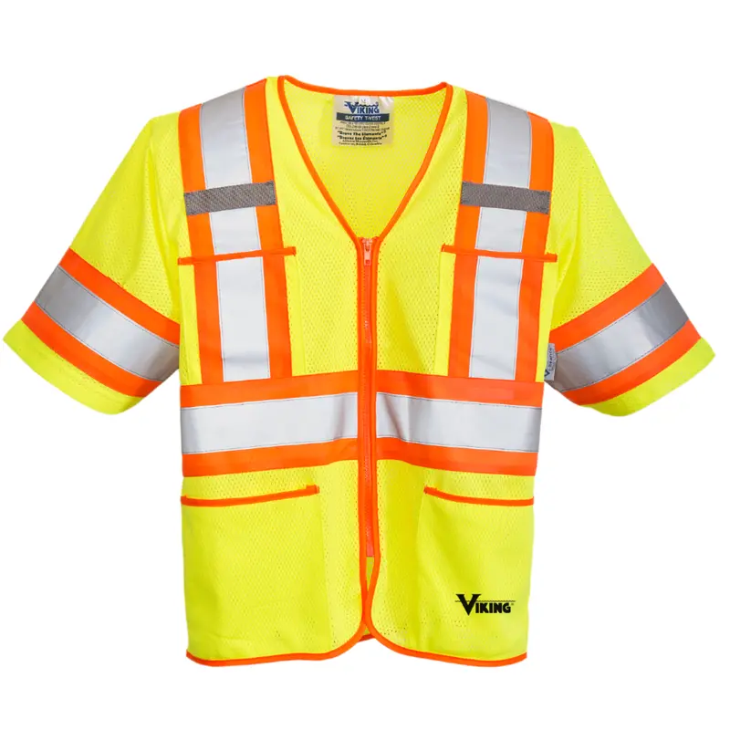 Viking® Men's Hi-Vis T-Shirt Vest_Green 1