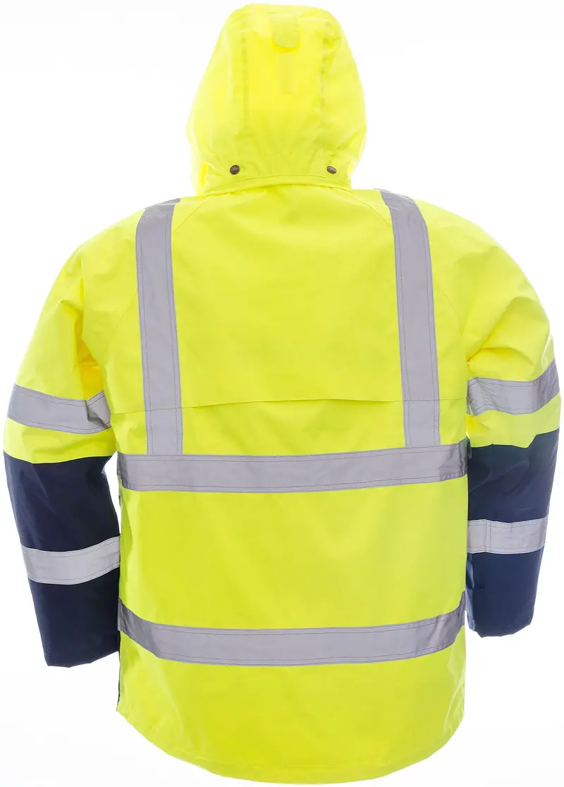 Viking Men's Professional® Journeyman Hi-Vis Class 3 Waterproof Trilobal Hooded Jacket 2