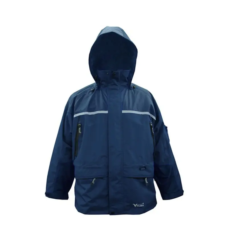 Viking® Tempest® Men's Tri-Zone Waterproof Insulated Work Jacket - Navy 858J 1