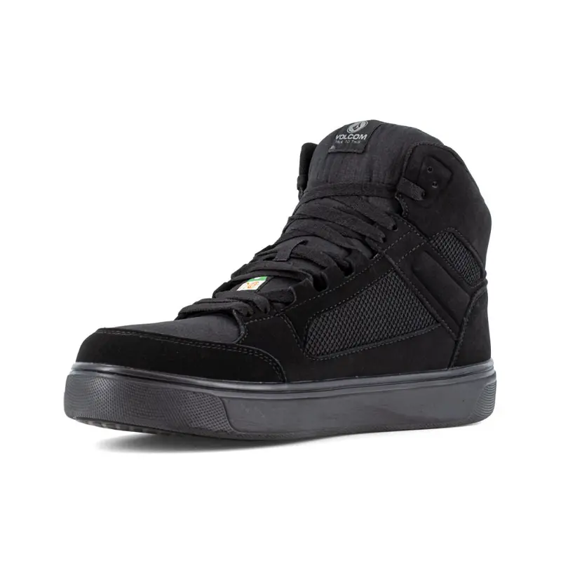 Volcom Evolve Unisex Composite Toe High Top Safety Csa Skate Shoe Vc30244- Black 3