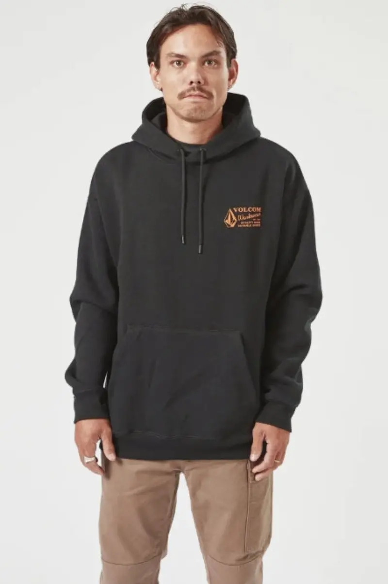 Volcom Men's Logo Graphic Fleece Pullover Hoodie 1