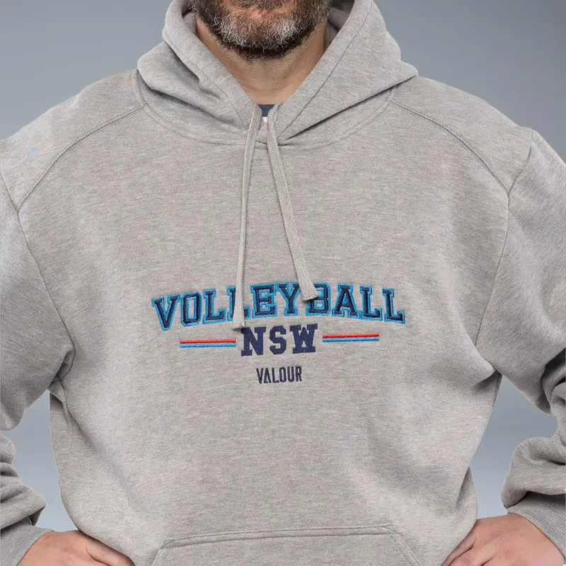 Volleyball Nsw Grey Hoodie 4