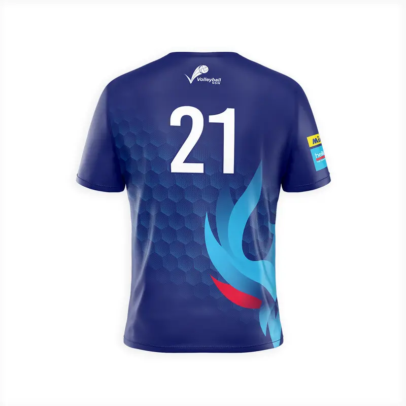 Volleyball Nsw Men's State Tee - Navy 2