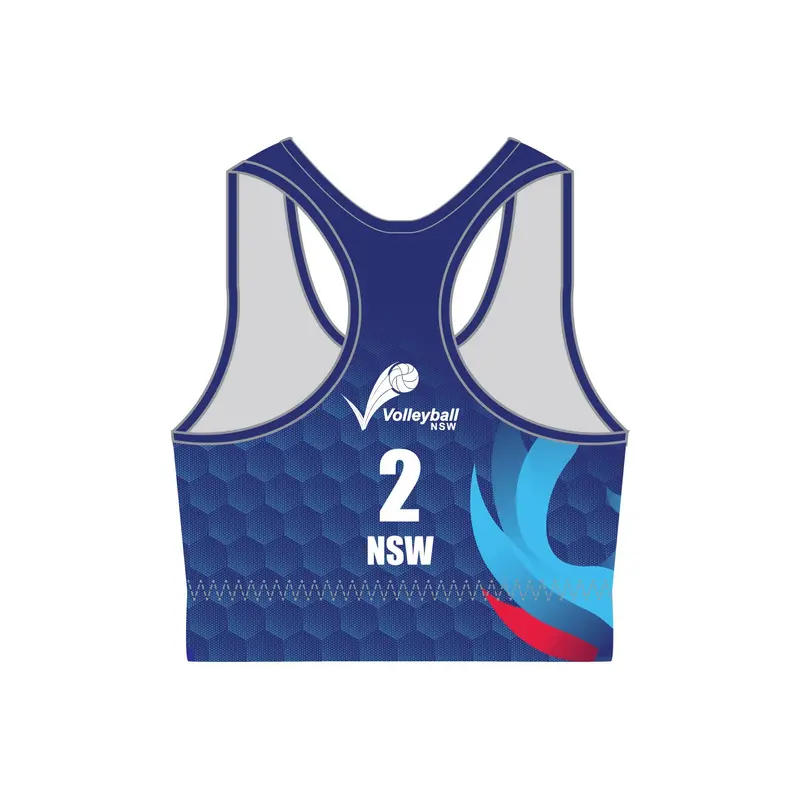 Volleyball Nsw Phoenix Beach Crop Top - Navy 4