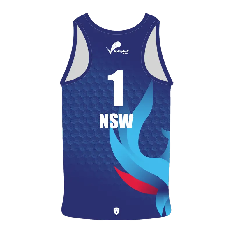 Volleyball Nsw Phoenix Beach Singlet - Navy 2