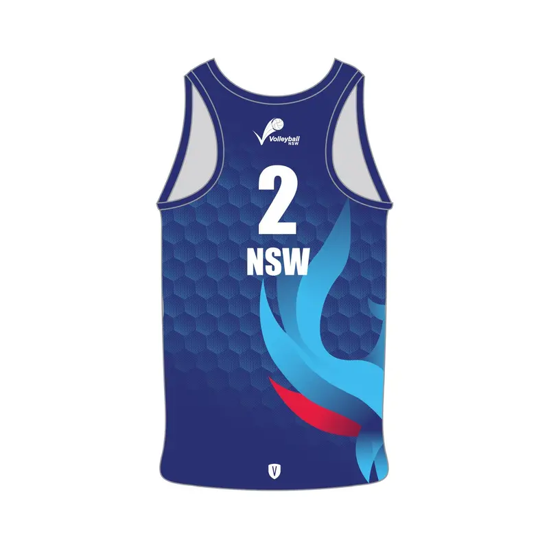 Volleyball Nsw Phoenix Beach Singlet - Navy 4