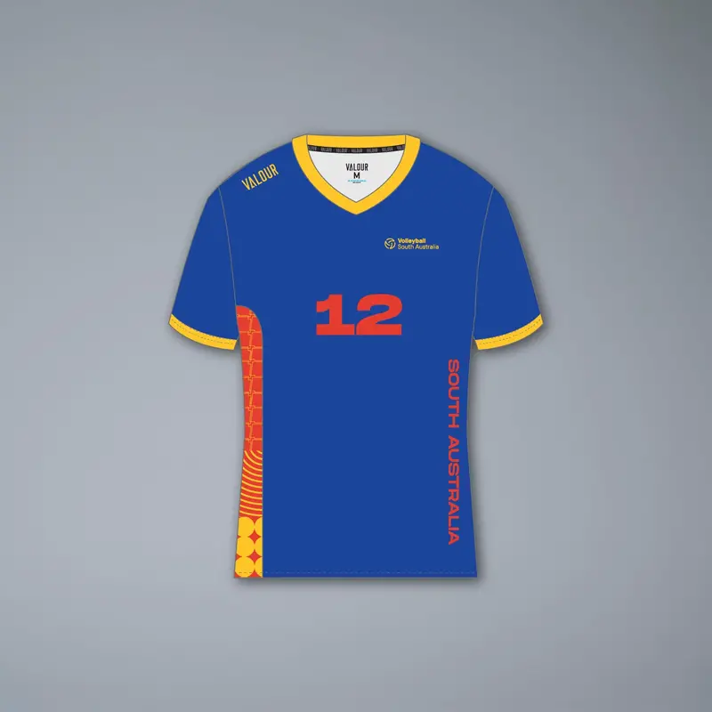 Volleyball Sa Ayvc Women's Royal Playing Tee 1