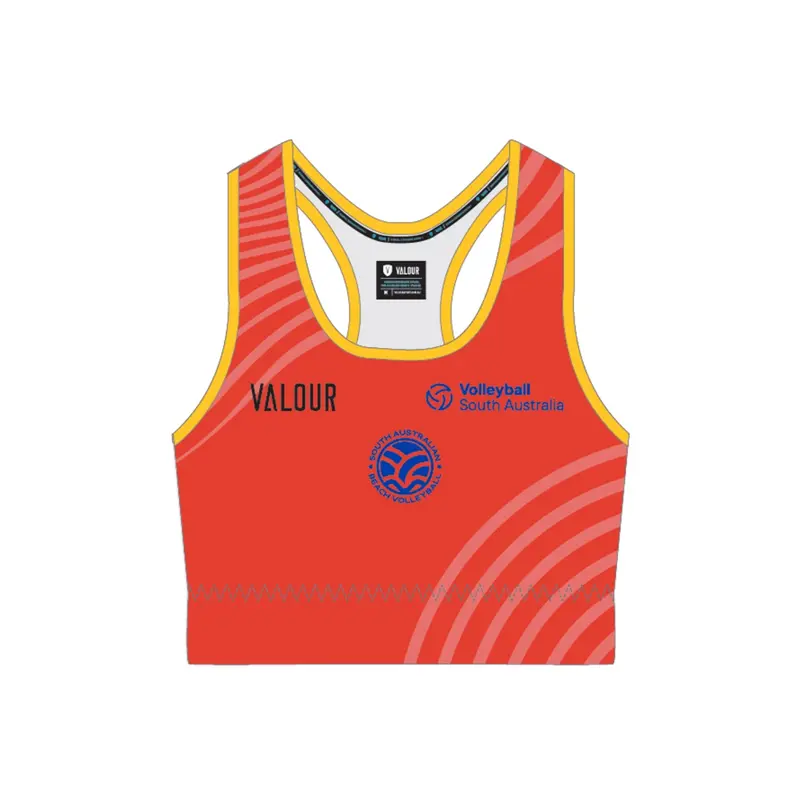 Volleyball Sa Sabv Crop Top - Red 1