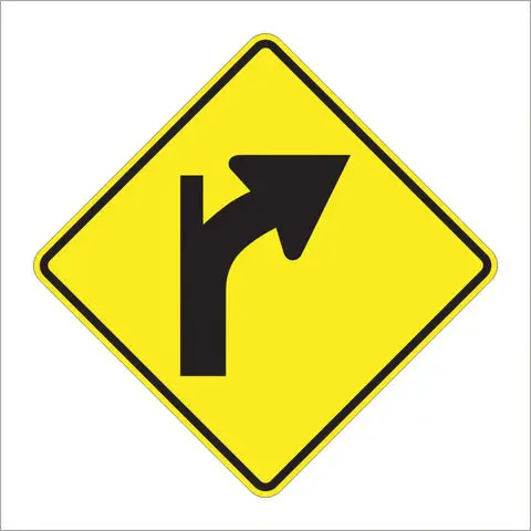 W1-10B Combination Horizontal Alignment Sign 1