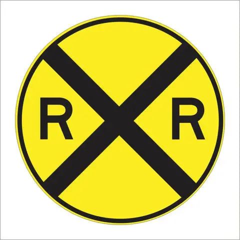 W10-1 Railroad Crossing Advance Sign 1
